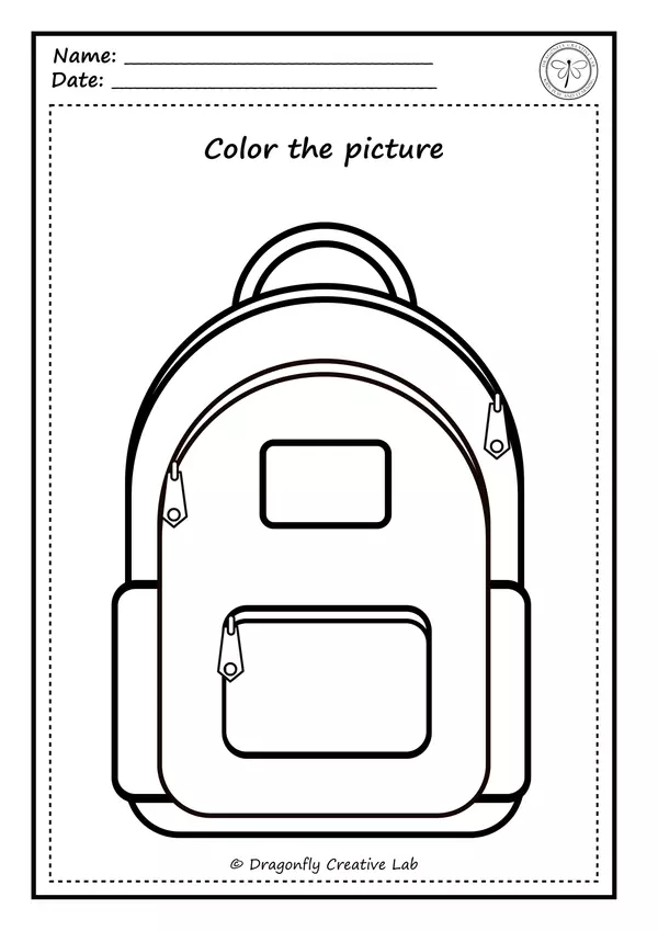 Coloring Worksheets Back to school Regreso a clases colorear