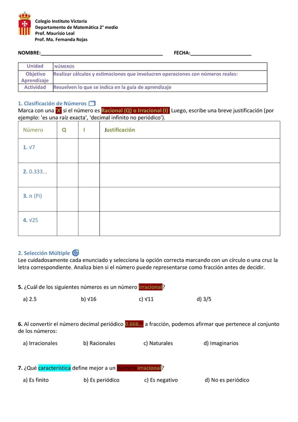 Evaluacion adaptada
