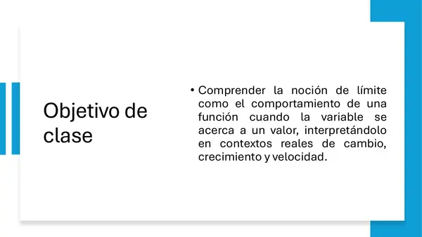 Clase de limites 