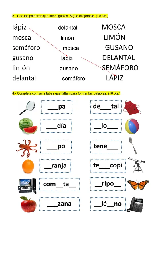Guia de Lenguaje para comenzar a escribir