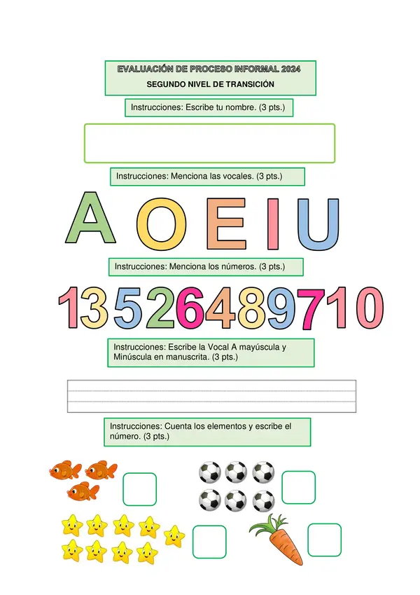 EVALUACION KINDER