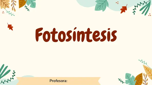 PPT clase  - Ciencias Naturales Biología