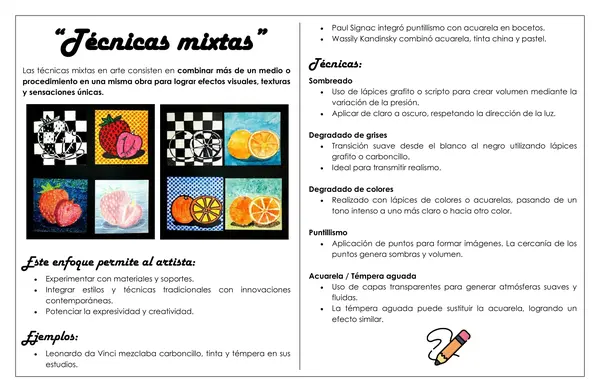ARTES - Técnicas mixtas