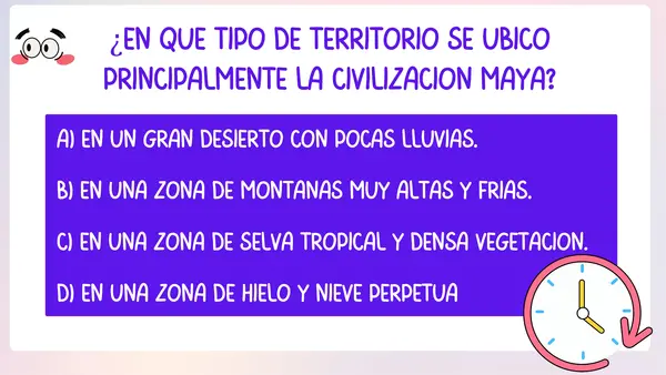 Quiz Mayas, Aztecas e Incas 