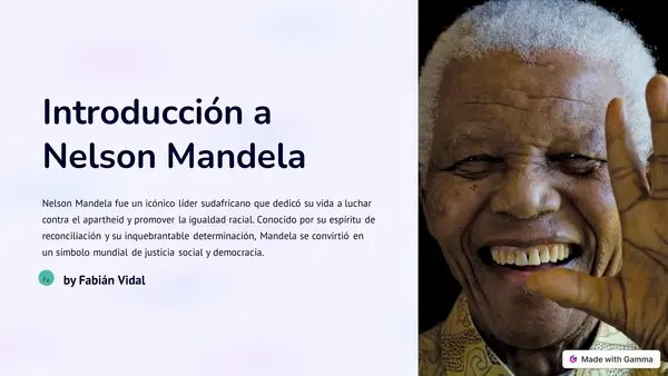 ¿Quién fue Nelson Mandela?