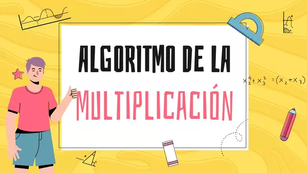 Power Point Algoritmo de la multiplicación (Editable)