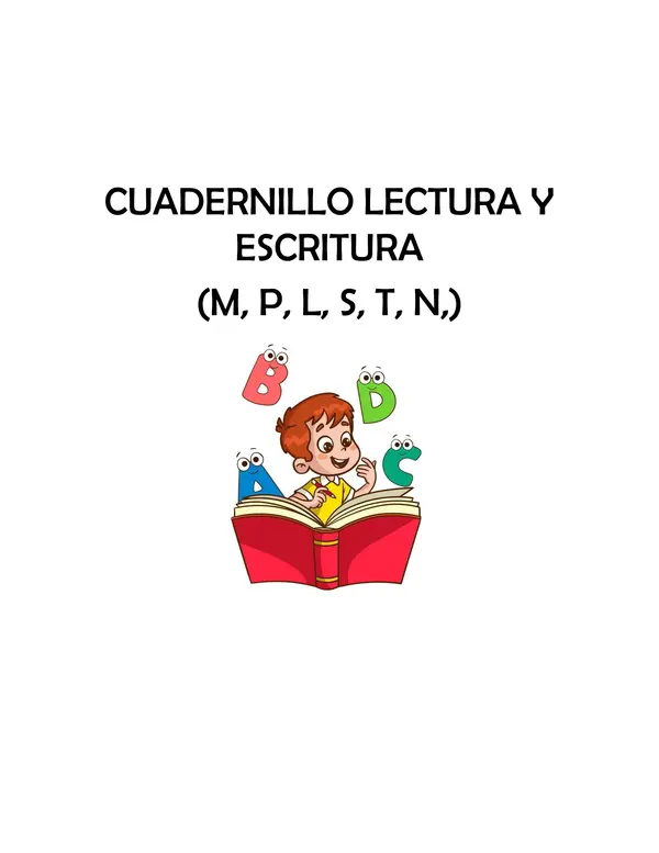 Cuadernillo de lectura y escritura 
