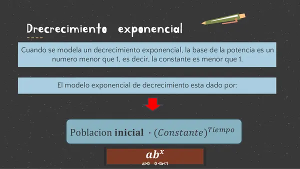 Crecimiento y decrecimiento exponencial