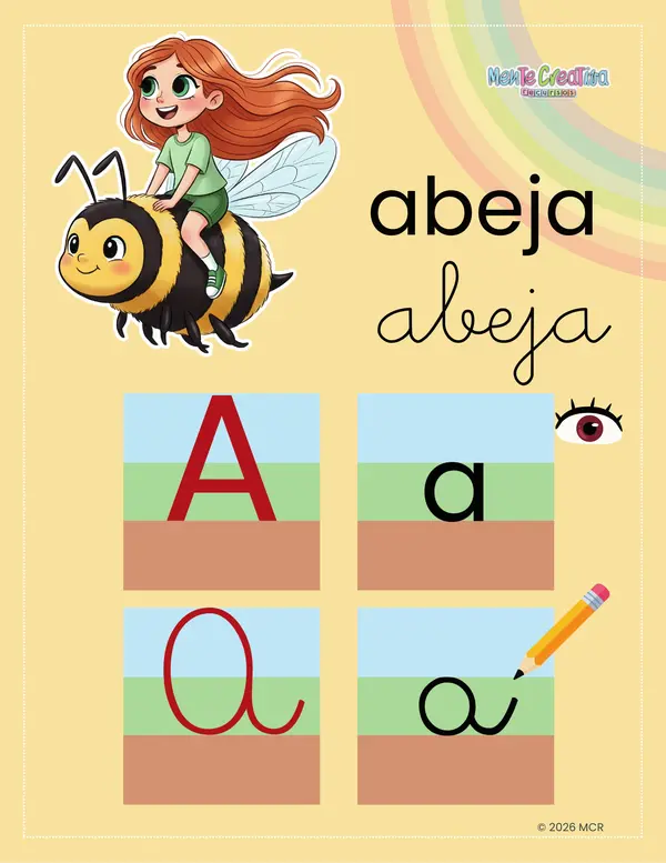 Vocales Ilustradas con Animales – Recurso Imprimible para Educación Inicial