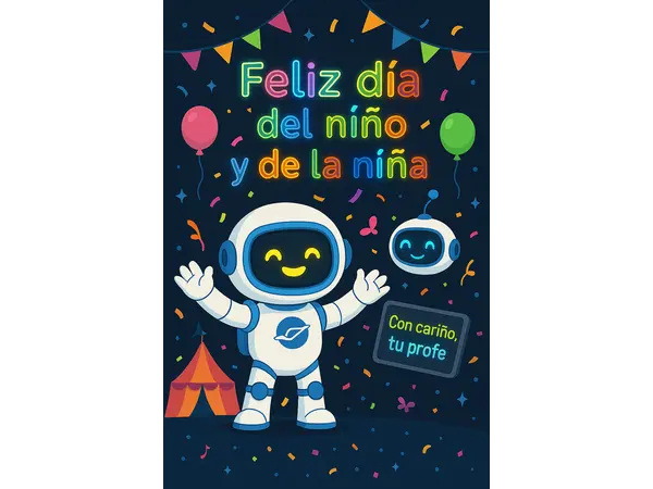 Tarjeta día de la niñez