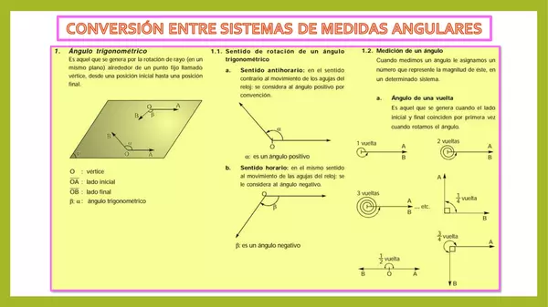Conversión entre sistemas - Tema N° 01 - Trigonometría - 5to de Secundaria - I Bimestre
