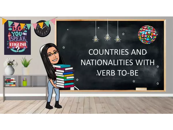 Countries and nationalities with the verb To-be