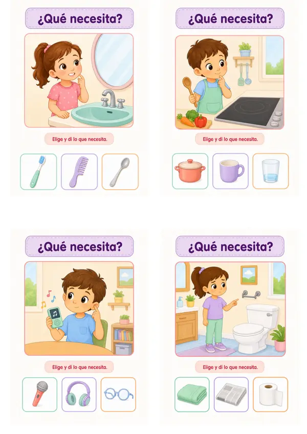 ¿Qué necesitan ?