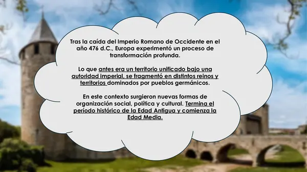 Introducción: Surgimiento de la Civilización Europea Occidental 