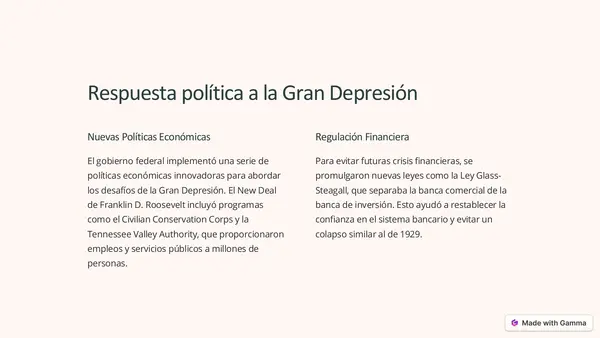 La gran depresión