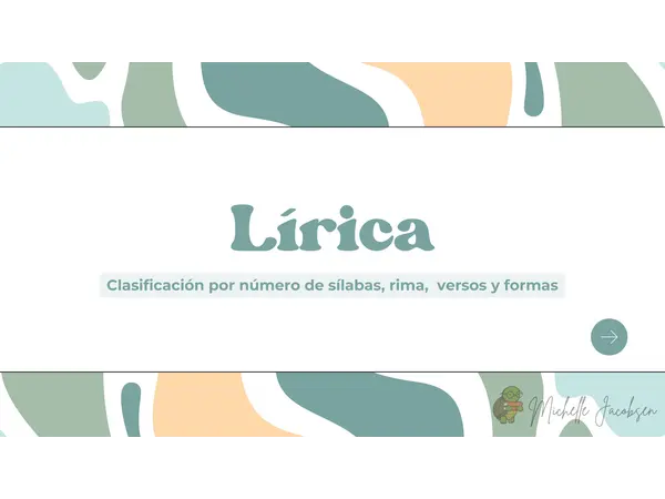 Presentación género lírico