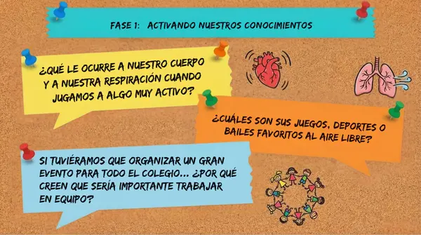 Clase 6 Lección 2  Planificar un festival "Cuidemos nuestro cuerpo" 2° Básico