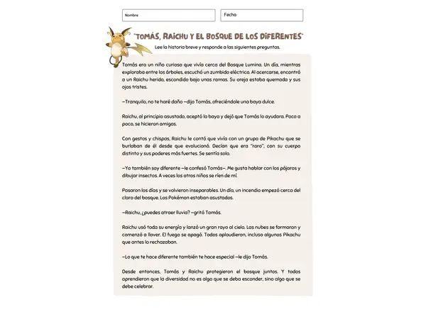 Cuento de pokemon 