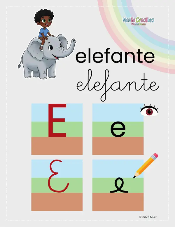 Vocales Ilustradas con Animales – Recurso Imprimible para Educación Inicial
