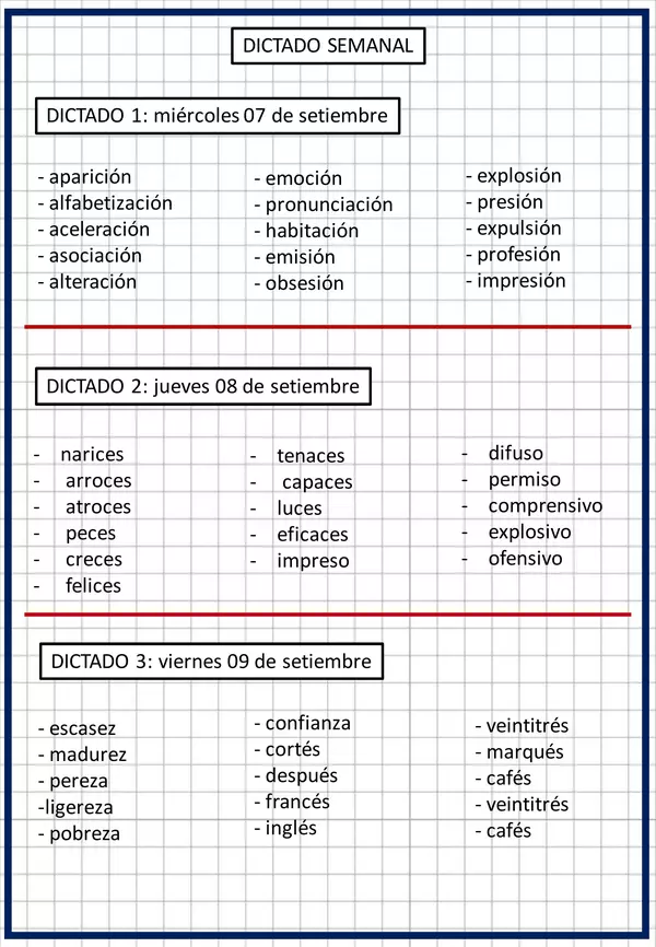 FICHA 14 -DICTADO 1
