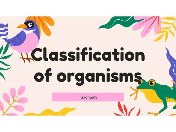 PPT Taxonomy and Classification of Organisms