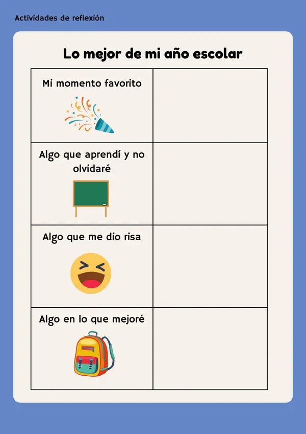 Cuadernillo: Últimas semanas de clases