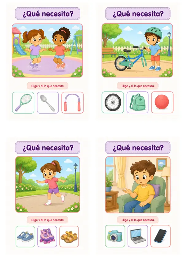 ¿Qué necesitan ?
