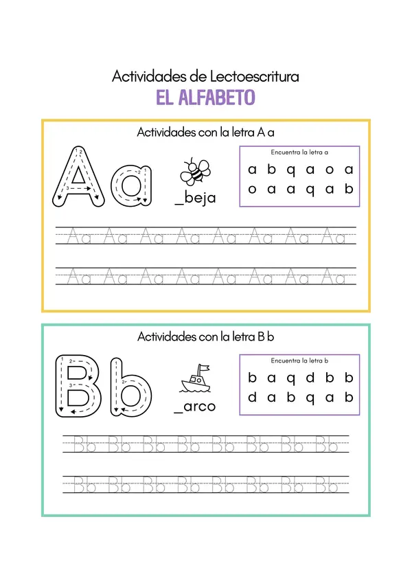Actividad de lectoescritura 📘✏️