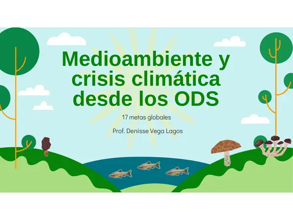 Medio ambiente-ODS-Objetivos de desarrollo sostenible 3° y 4° medio