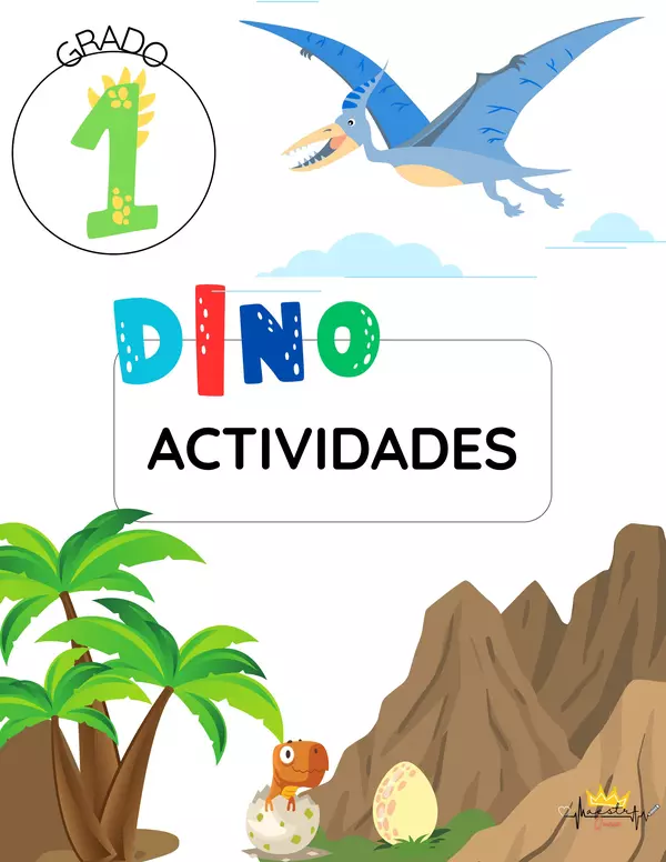  Explorando el Mundo de los Dinosaurios - Cuaderno de Actividades para Primer Grado