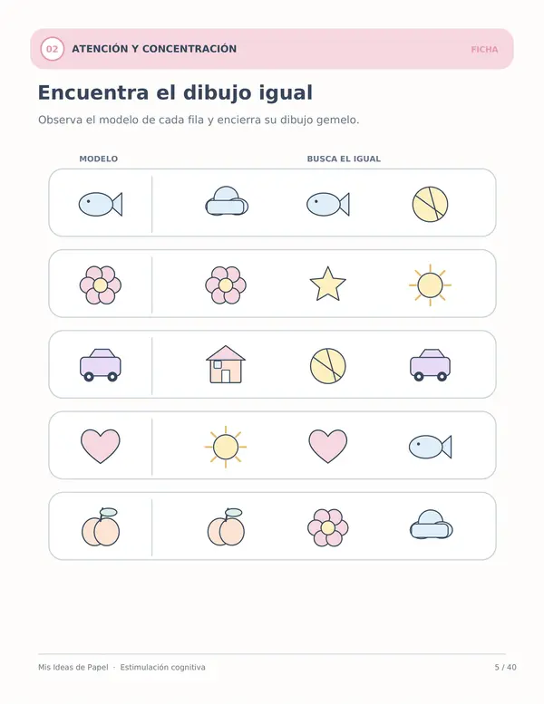 Libro de estimulación cognitiva