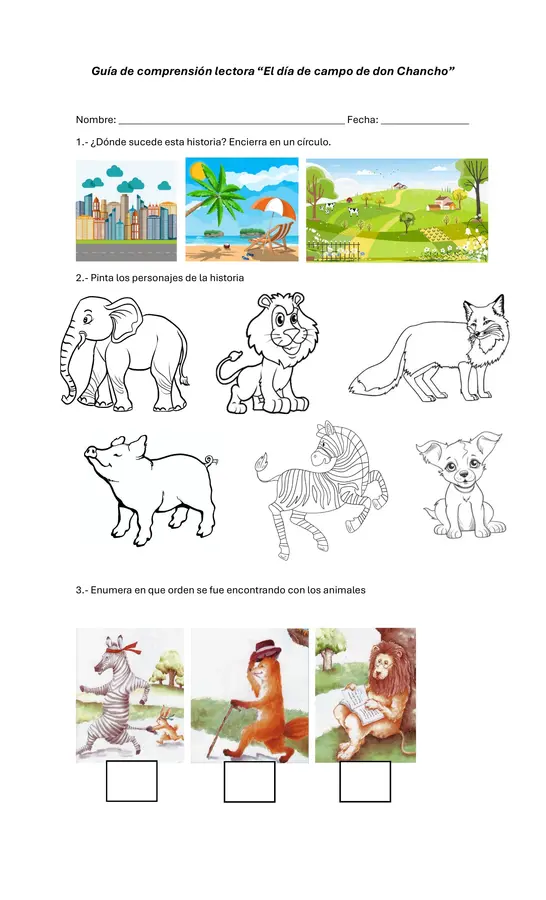 El día de campo de don Chancho