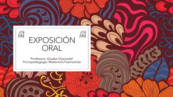 Exposición oral