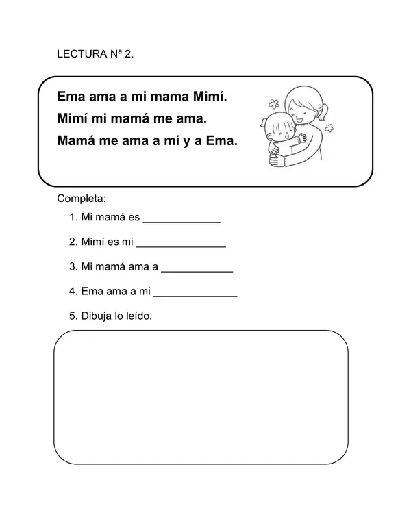 Cuadernillo de lectura y escritura 