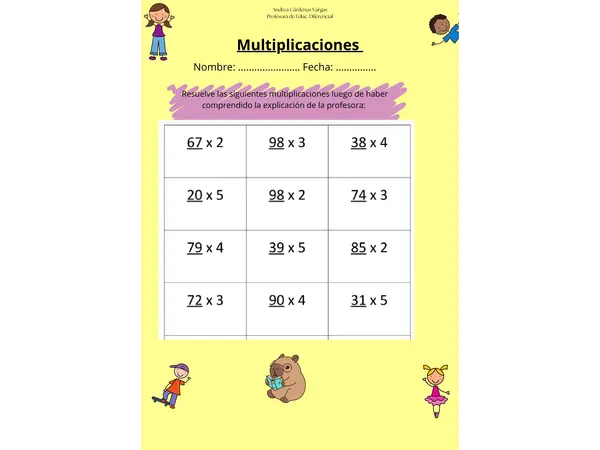 Multiplicaciones