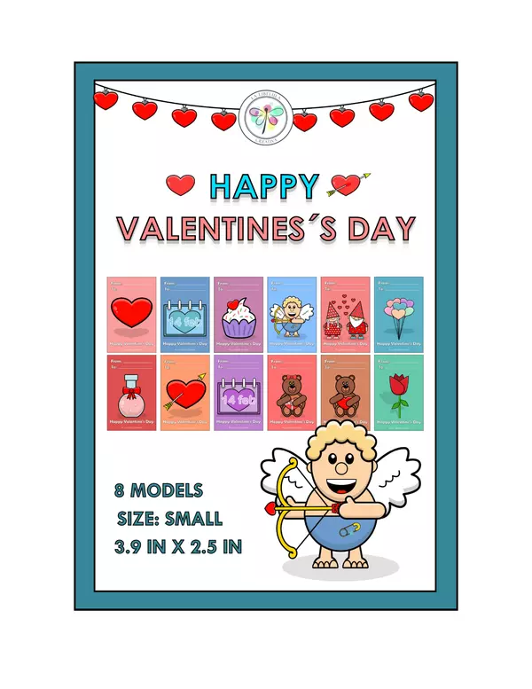 Happy Valentine´s Day Cards Tags Gifts Craft 1