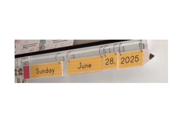 Calendario diseño lápiz