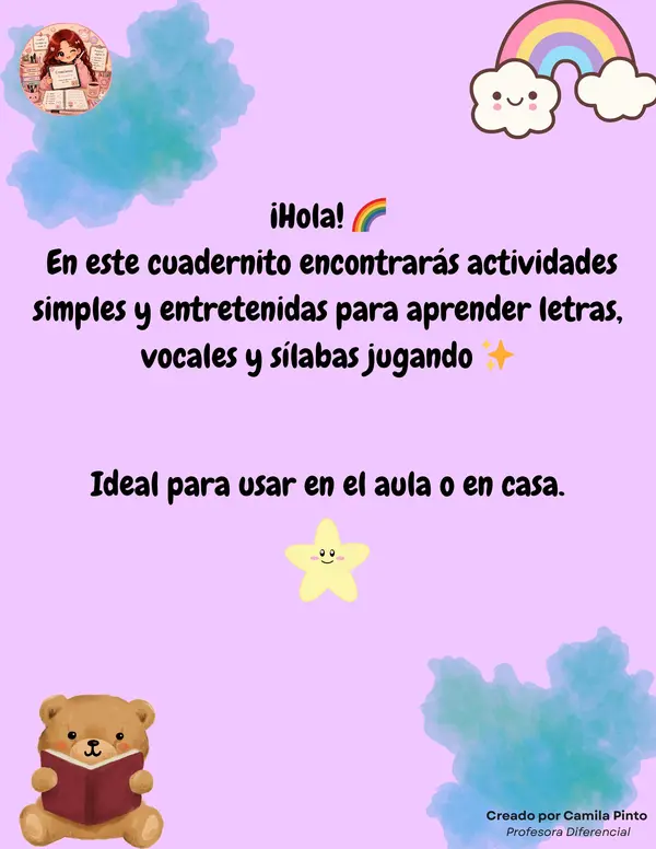 Leo y juego | Actividades visuales para iniciar lectura