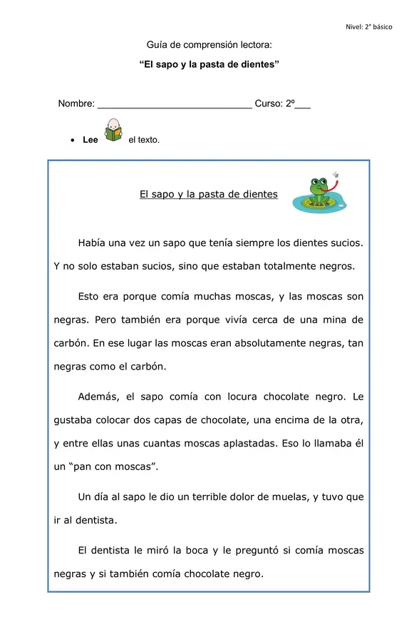 Comprensión de lectura