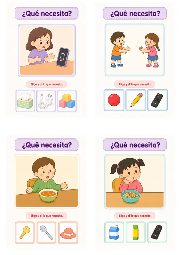 ¿Qué necesitan ?