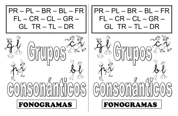 Grupo consonántico pr-pl