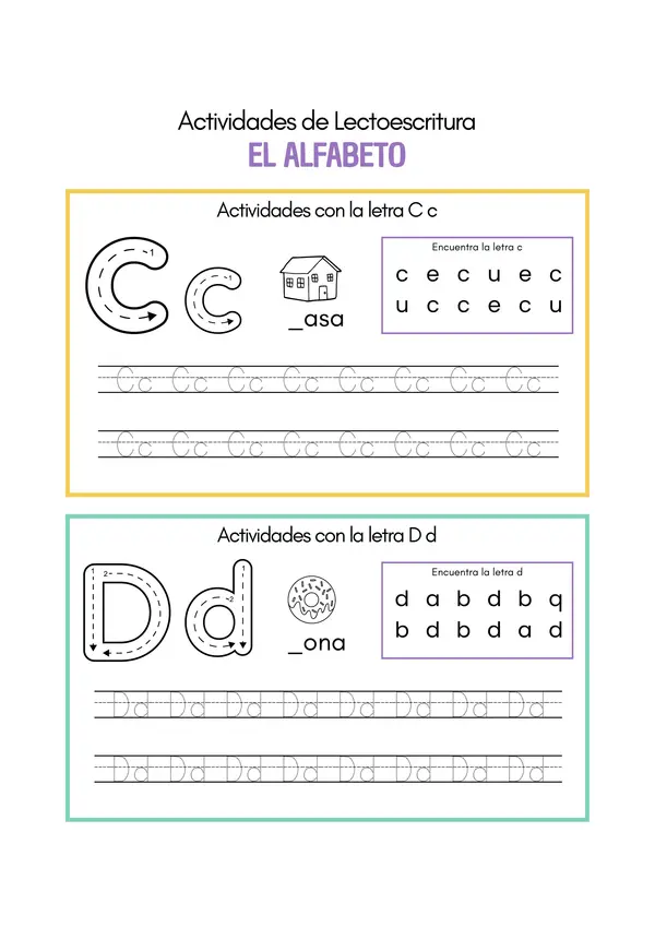 Actividad de lectoescritura 📘✏️