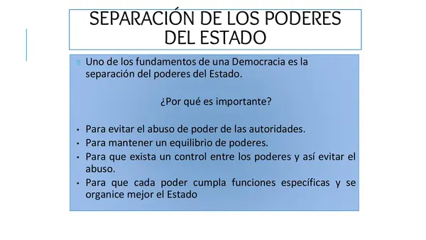 Poderes del Estado