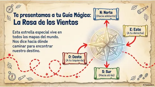 Los puntos cardinales y cuadricula 3° y 4° básico