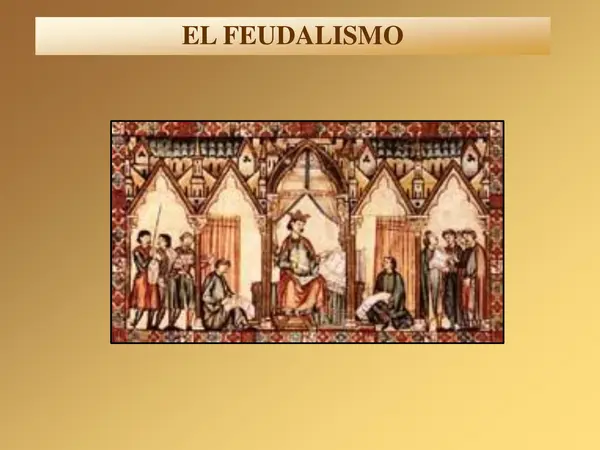 El feudalismo de la edad media
