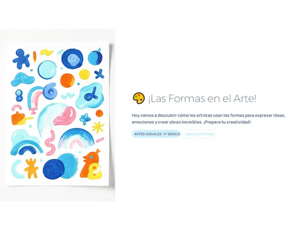 Las Formas en el Arte: Formas Figurativas y No Figurativas – Clase de Artes Visuales 4° Básico