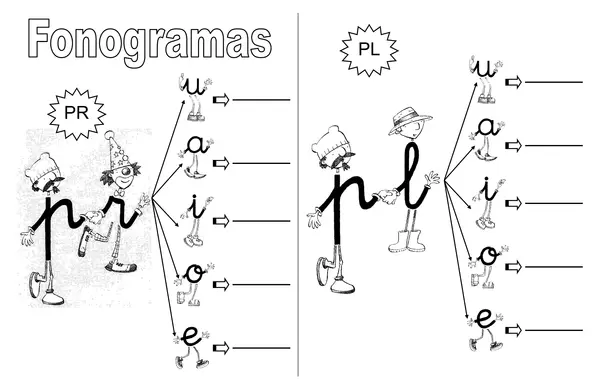 Grupo consonántico pr-pl
