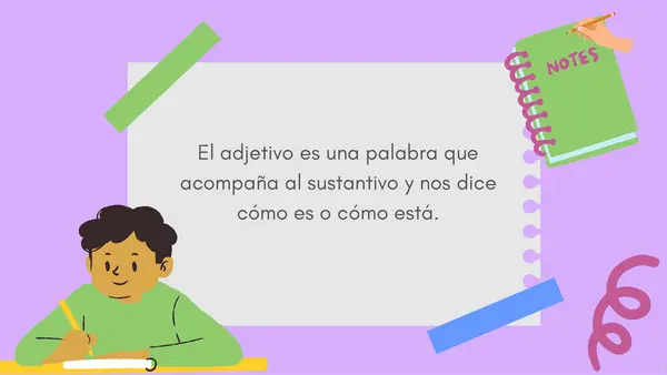 Los adjetivos PPT