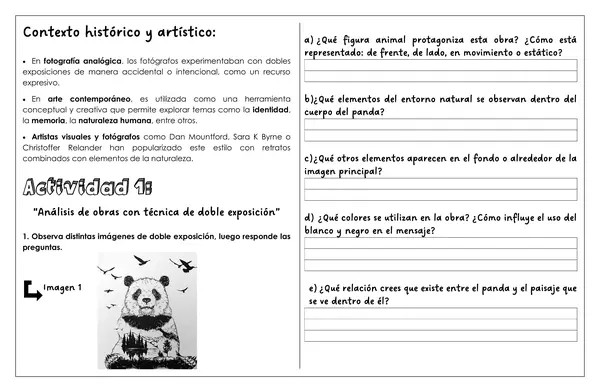 ARTES - Técnica de doble exposición