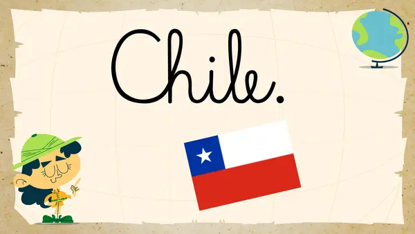 Chile en el mapa